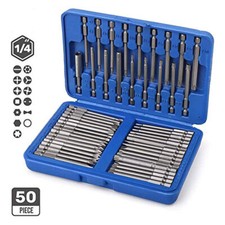 50 tlg Sicherheitsschrauben lang Bit Satz Set Innen Torx Sechskant Vielzahn XZN