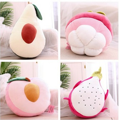 peach shaped cushion