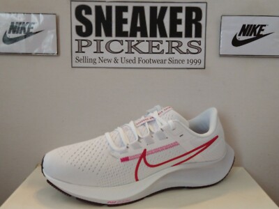 Nike Womens Air Zoom Pegasus 38 - CW7358 106 - White / Mystic Hibiscus - Size: 9