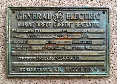 GENERAL ELECTRIC 等 アルミ ネームバッジプレート s-l400.jpg