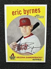 ERIC BYRNES #3 2008 Topps Heritage QTY Arizona Diamondbacks