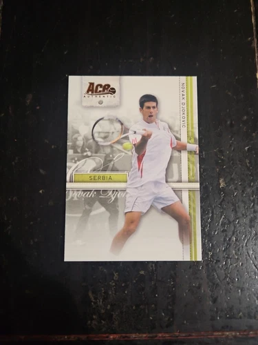 2007 Ace Authentic BRONZE Novak Djokovic RC Straight Sets Parallel #16 Goat