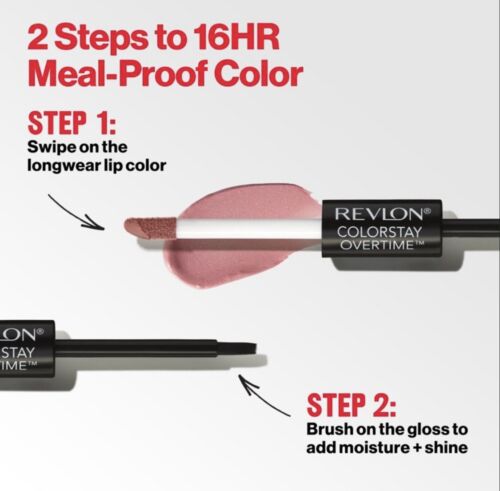 NEW Revlon ColorStay Overtime 16 Hours Lipcolor #040 Forever Scarlet - Picture 9 of 11