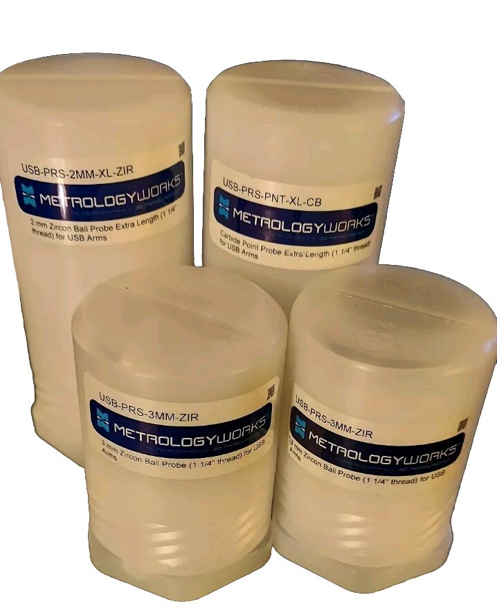 4 New Faro CMM Arm Probes. 1 1/4 threads eBay