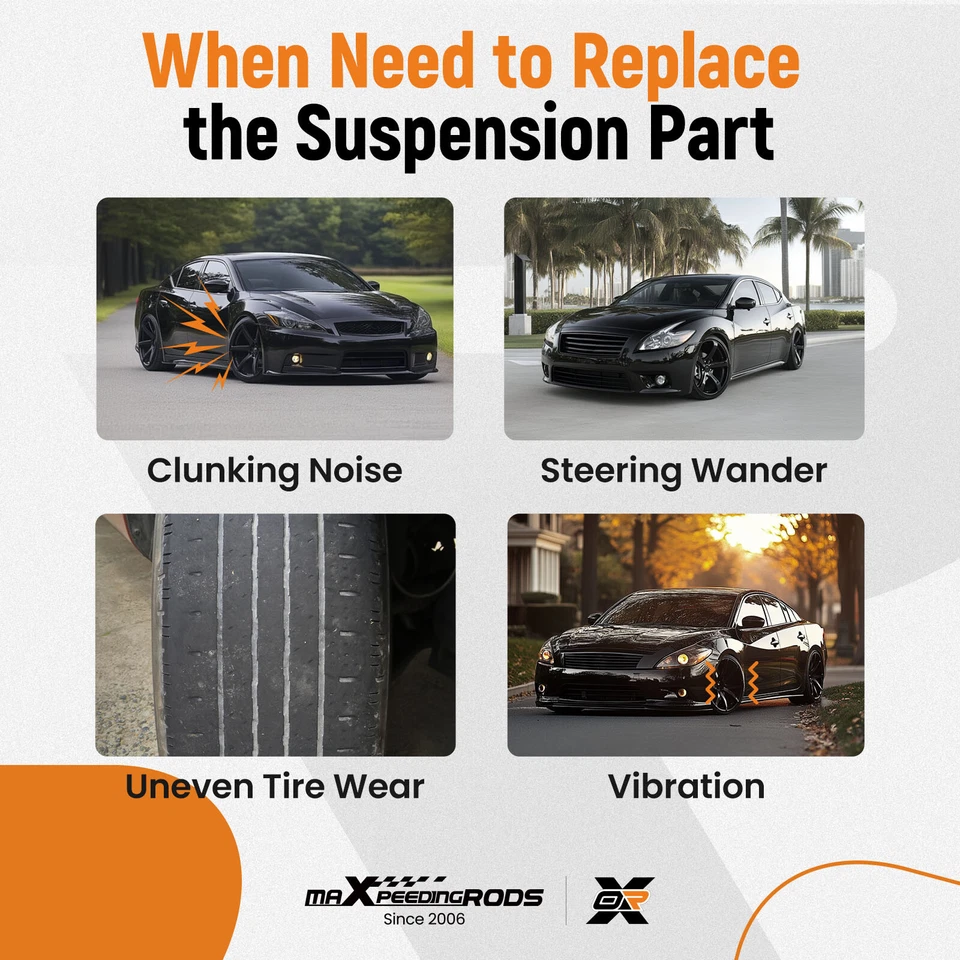 12x Front Suspension Kit Control Arm w/Sway Bar Link for Nissan Maxima 2009-2014 - Image 4 of 4