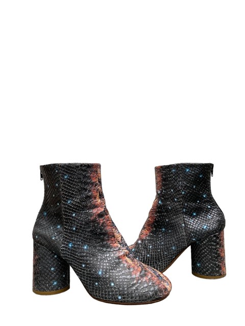 Maison Martin Margiela  FW 2013 Cosmic print Cosmos Shoes Heels Size 38,5 / US 8