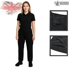 Damen Einsatzhose British Police Schwarz Taktische Cargohose, Original, sehr gut