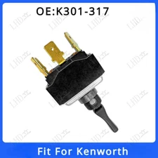 New Momentary Toggle Switch Plastic Black K301-317 K301317 Fit For Kenworth'