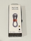 Native Union Belt Cable 4' USB-C to Lightning Cable “MFi-Certified” - Zebra