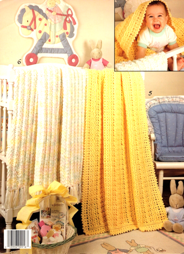 Afghanen für Baby zum Stricken und Häkeln: 6 Designs von Carole Prior Leisure Arts 916 - Bild 3 von 3