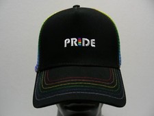 PRIDE - RAINBOW THEMED - ONE SIZE ADJUSTABLE SNAPBACK BALL CAP HAT 