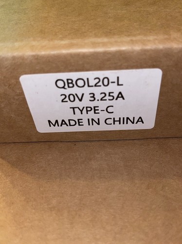 Lenovo X1Carbon E13 Power Adapter 65W Type C Cable Charger ADLX65YCC3D QBOL20-L - Picture 5 of 5