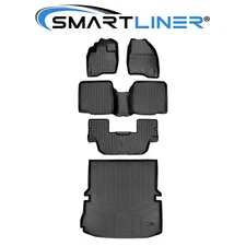 SMARTLINER Custom Fit Floor Mats Cargo Trunk Liner Set 2017-2019 Ford Explorer