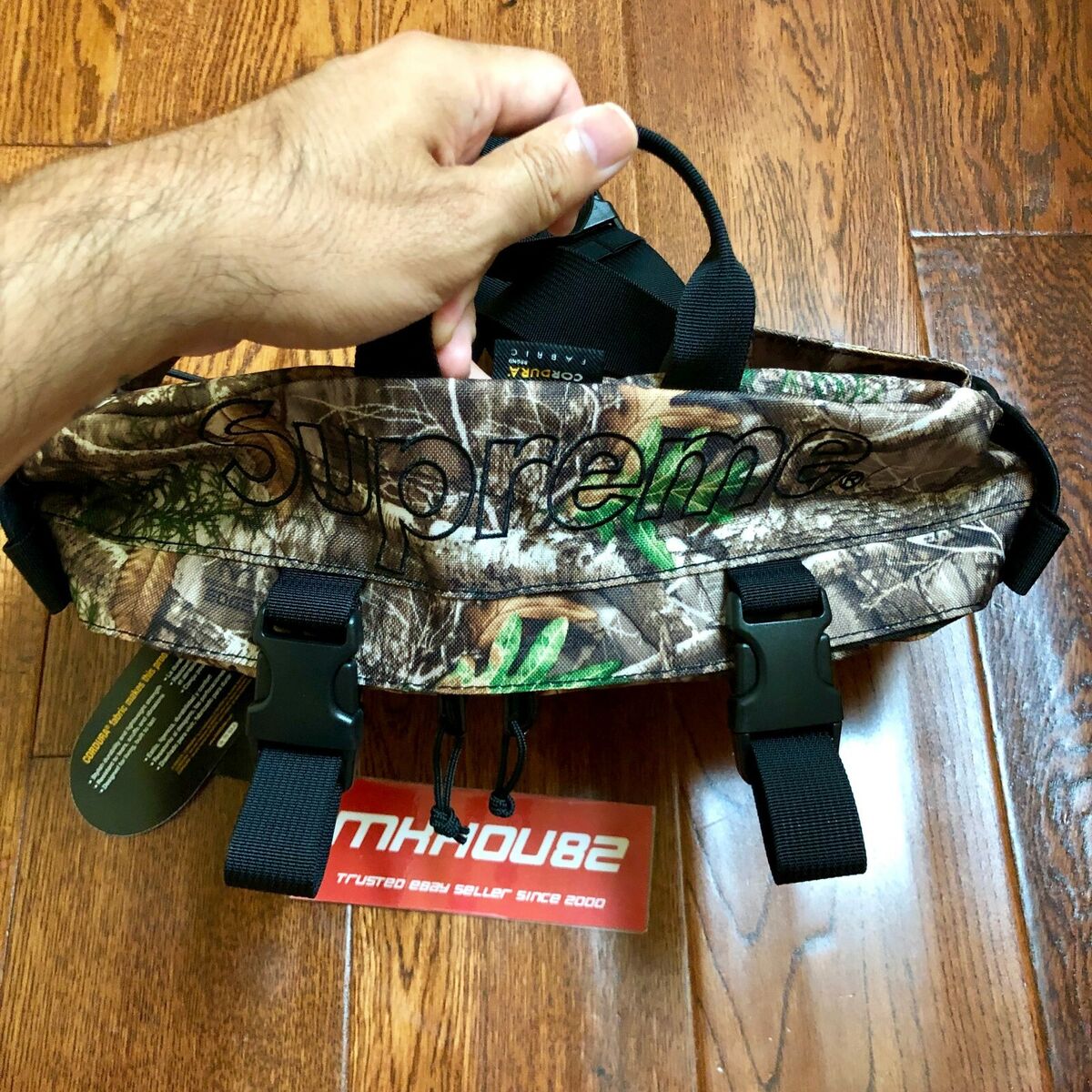 New Supreme Real Tree Waist Bag Fanny Pack Ripstop Nylon New Supreme Real Tree Waist Bag Fanny Pack Ripstop Nylon
