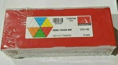 CERATIZIT DNMG 150408-WM ISO-HC P35K25 CTC1130 10 PCS NEW