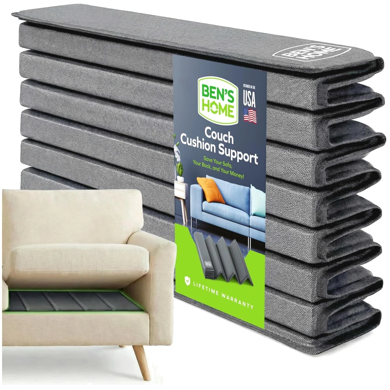 Sectional Cushion Support Set - Stop Sinking, 0.5" Thick