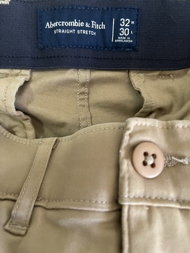 Abercrombie & Fitch Chinos Size 32/30 Trousers Pants Like New - Picture 2 of 10