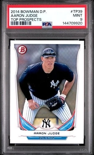 2014 BOWMAN DRAFT PICKS TOP PROSPECTS TP39 AARON JUDGE PSA 9 MINT