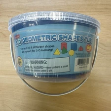 Lakeshore Learning 3D  Geometric Shapes Tub Teaching Math Manipulatives