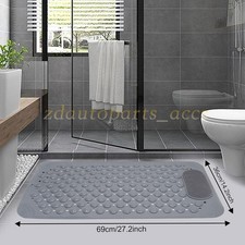 Non-Slip Bath Tub Mat 27 X 14 InAntibacterial Bathroom Shower Mat w Drain Holes