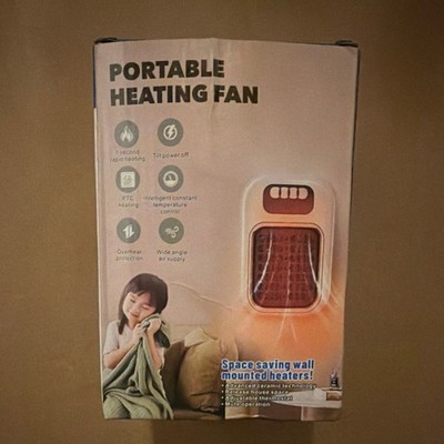 Wall Mounted Portable Ceramic Heater, 1s Rapid Heating, Intelligent Temp Control