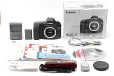 In BOX!!  [Almost Unused] Canon EOS 5D 12.8MP Digital SLR Camera Body JAPAN