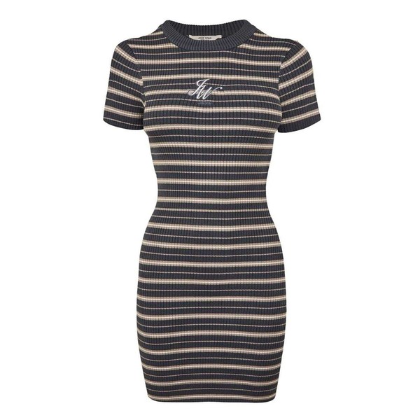 Jack Wills - Bodycon Kleid FüR Damen, Gerippt (GT19967)-image