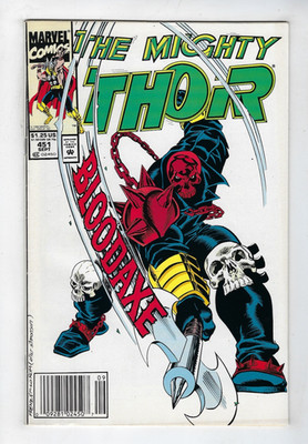Thor # 451 Marvel Comics Newsstand (1992) VF