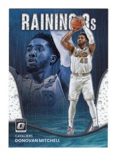 2022-23 Donruss Optic Raining 3s #4 Donovan Mitchell - Cleveland Cavaliers