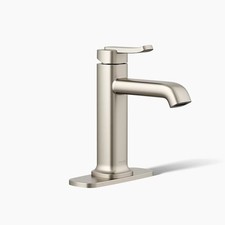 Kohler Cordate Single-handle Bathroom Faucet Brushed Nickel R30283-4D-BN - NOB
