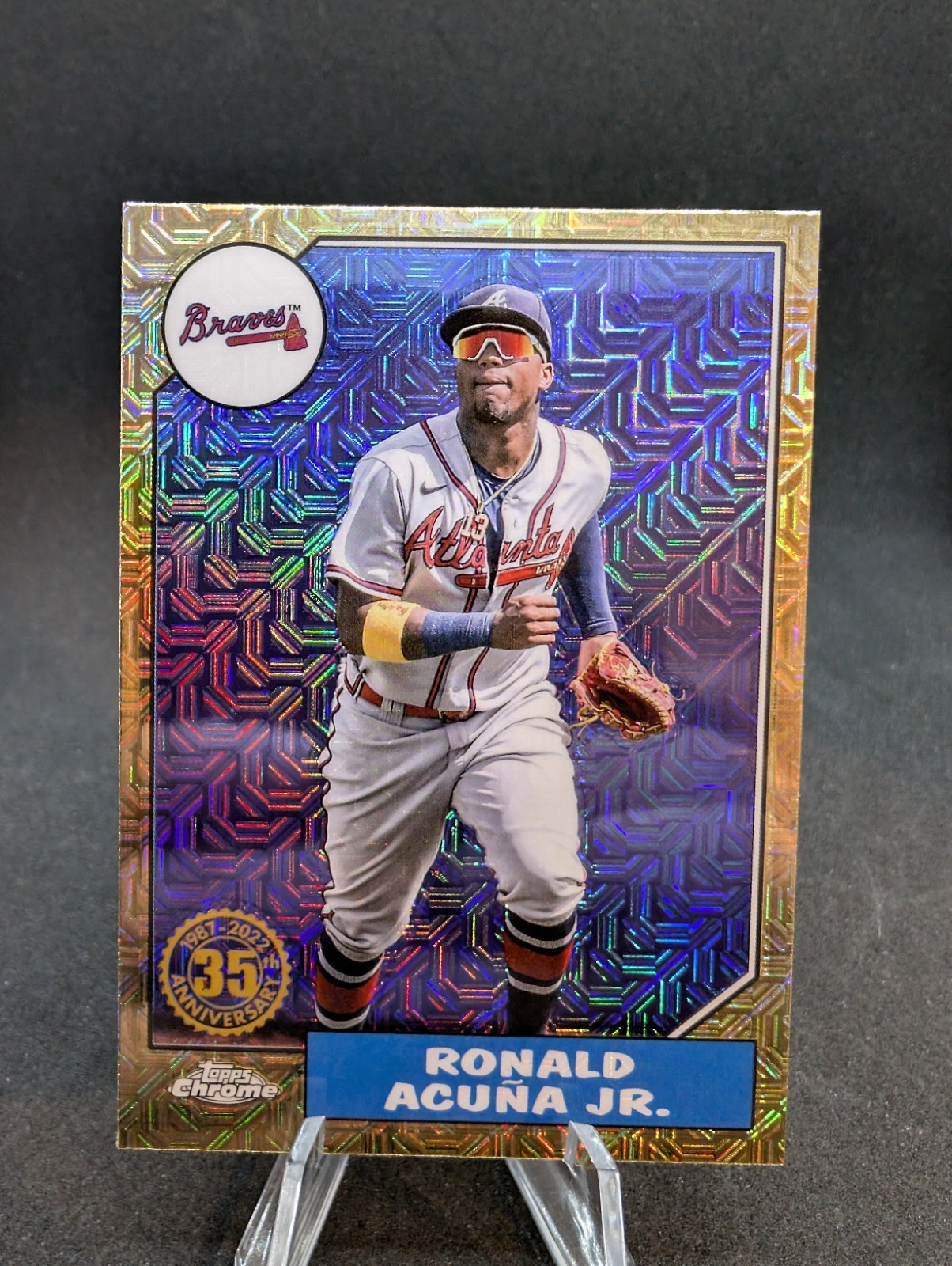 2022 Topps Chrome Update Ronald Acuna Jr. 1987 Silver Pack #T87C-74