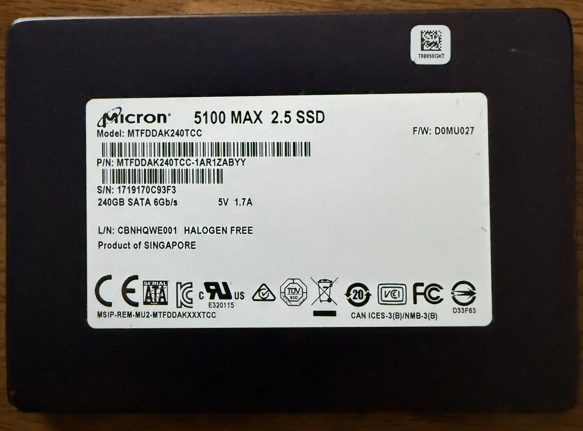 Micron Solid State Drives SATA III 240 GB for sale | eBay