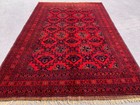Fine Quality Hand Knotted Afghan Khal Muhammadi Wool Area Rug 9.6 x 6.5 Ft — photo 4