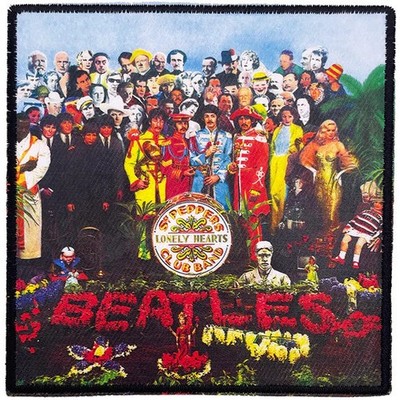Patch - C&D Visionary - The Beatles Sgt Pepper Album 3.5''x3.5'' Iron-On NEW