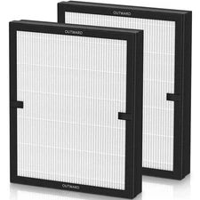E-200 Filter Replacement 2-Pack for LUNINO Air Purifier HEPA 3-Stage Large Room