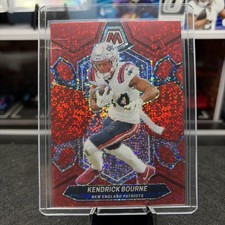 2024 MOSAIC RED SPARKLE #150-Kendrick Bourne-New England Patriots 💎  