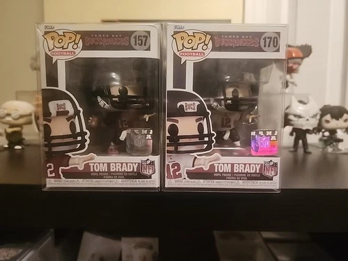 Funko Pop! Football NFL Tampa Bay Buccaneers Tom Brady #157 & #170