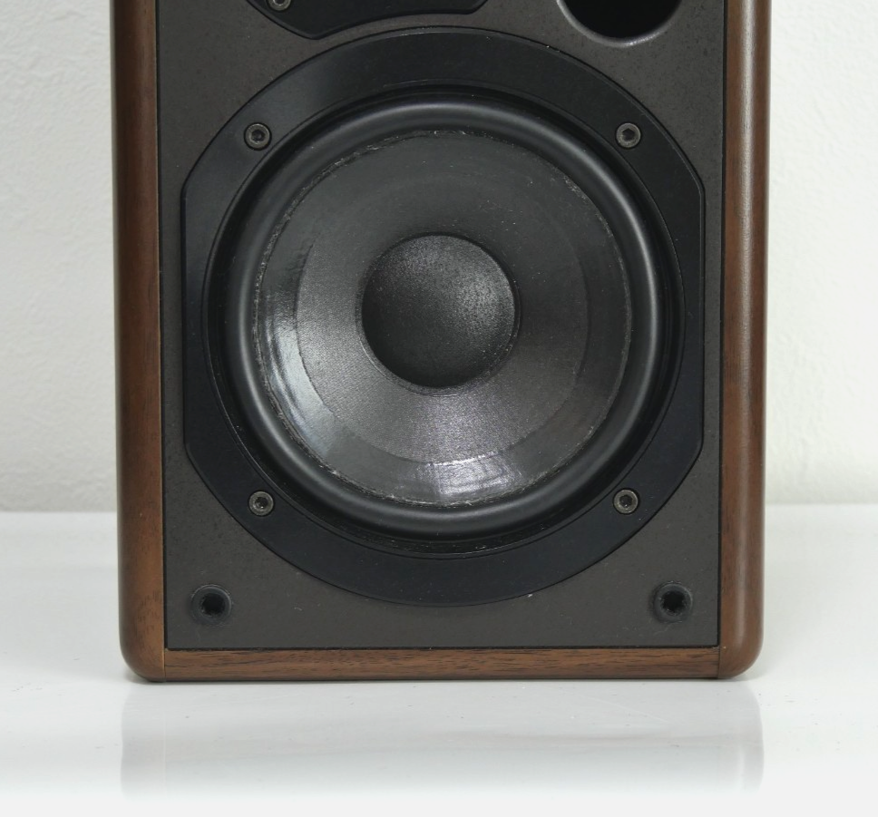 ONKYO D-202A Bookshelf Speakers Pair set Brown used Tested 【BT87