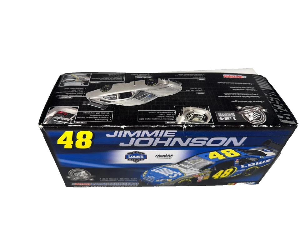 Jimmie Johnson #48 08 Lowe's Impala SS 1:24 NASCAR Action -USADO-ALA FALTANTE Foto 2 de 4
