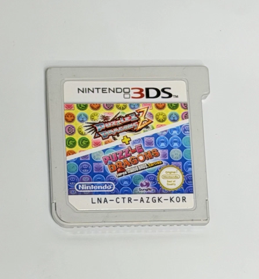 Nintendo 3DS Puzzle & Dragons Z & Puzzle Dragons Super Mario Bros Edition KOREA - Image 1 of 1