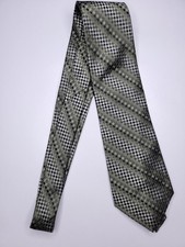 Stafford Mens Formal Necktie 58"Lx3.75"W Green Neck Tie