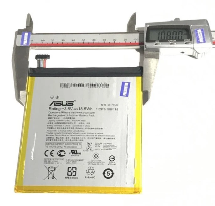 Batteria Asus Tablet Z300C P023 1ICP3/108/118 C11PP21 Z300CNL Z300CN - Immagine 2 di 2