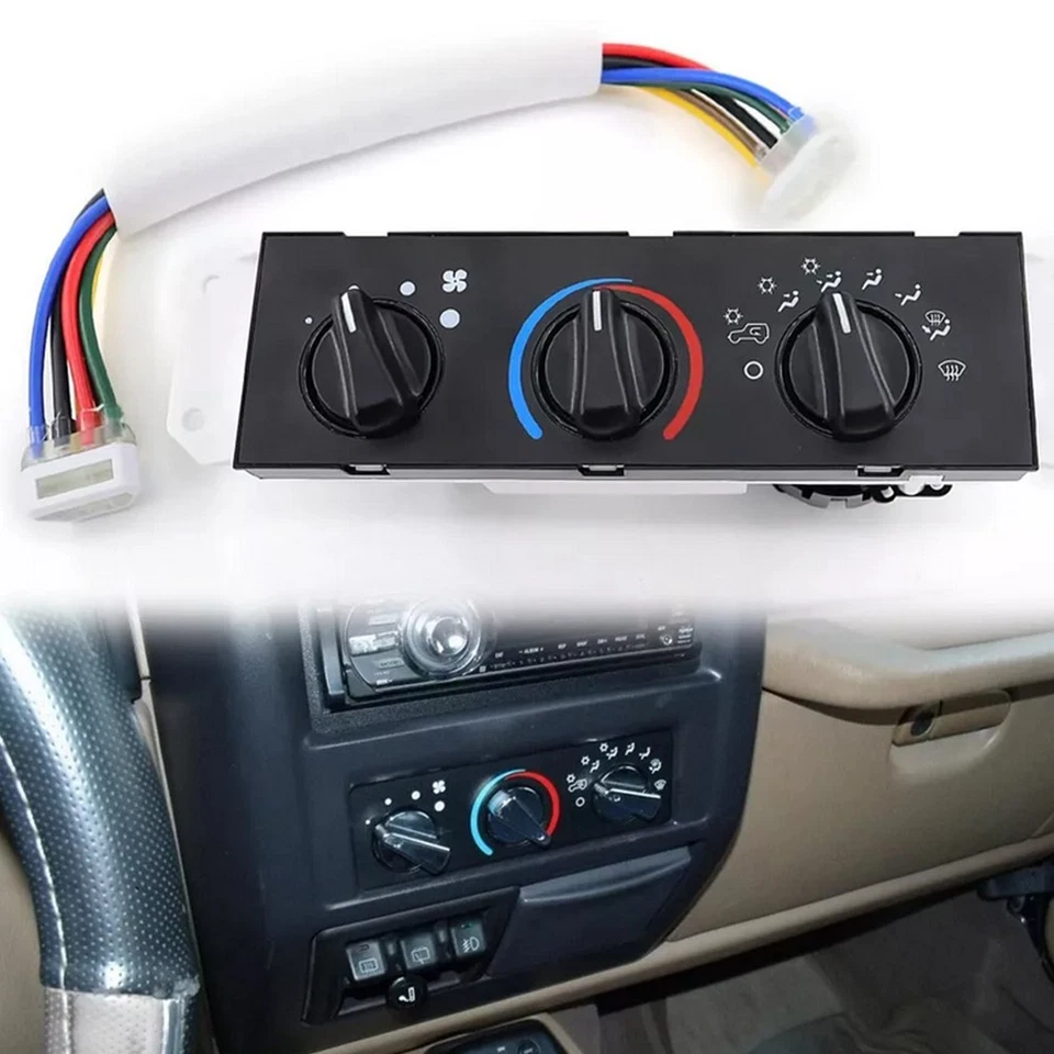 For 2005-2006 Jeep Wrangler AC Heater Climate Control Unit 55056558AA 55056558AB - Image 2 of 4