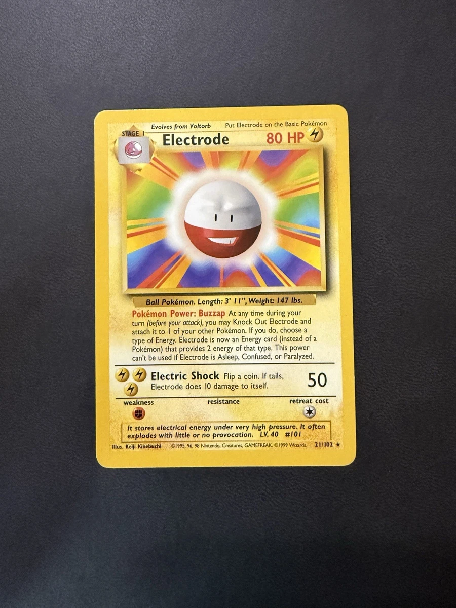 Electrode Pokémon TCG Cards for sale | eBay