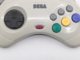 Sega Saturn White HST-3220 NTSC-J Japan Tested w/  Nissan GT Over Drivin' R