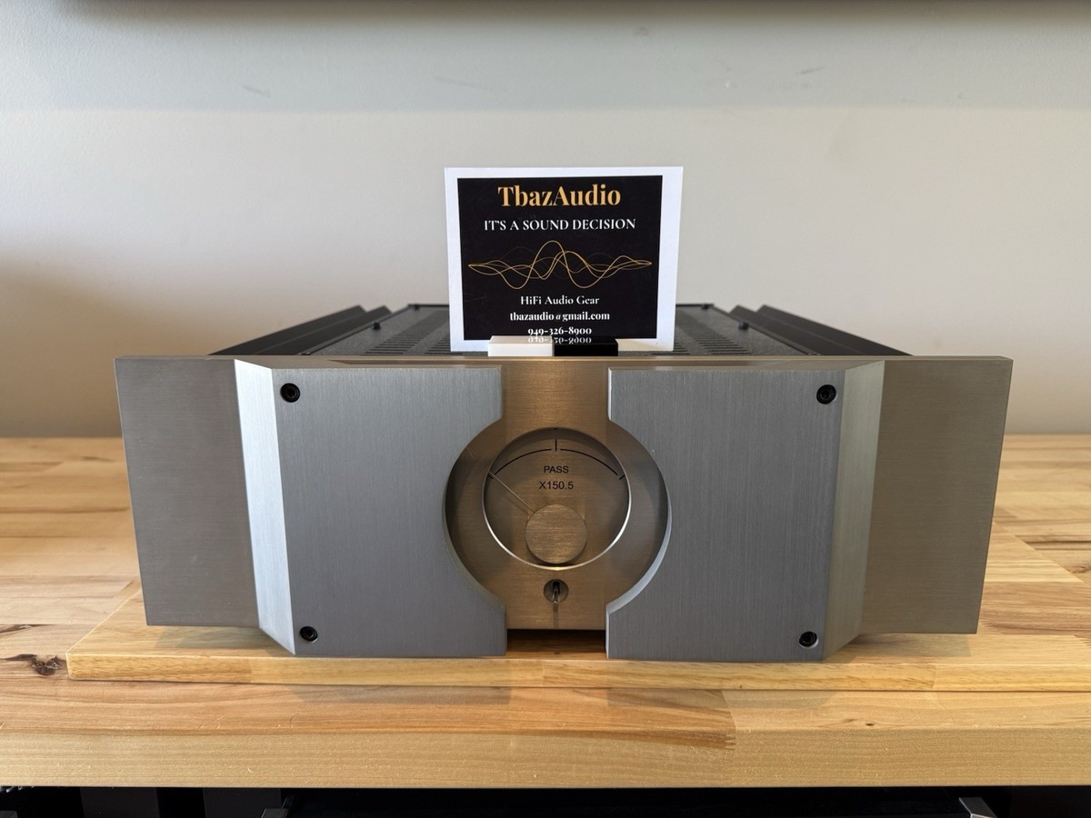 Pass Labs X150.5 Stereo Power Amplifier X-150.5 Minty Open Box See