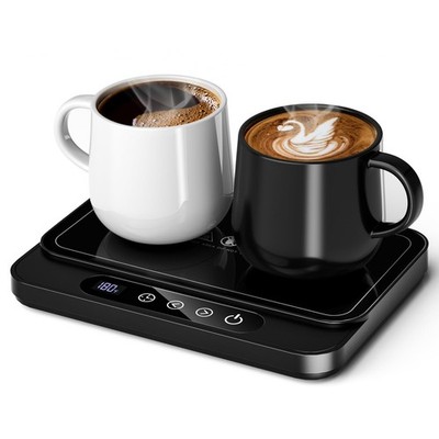 Coffee Mug Warmer, 50W Large Heating Panel Mug Warmer with 6-Temp Settings, 8...