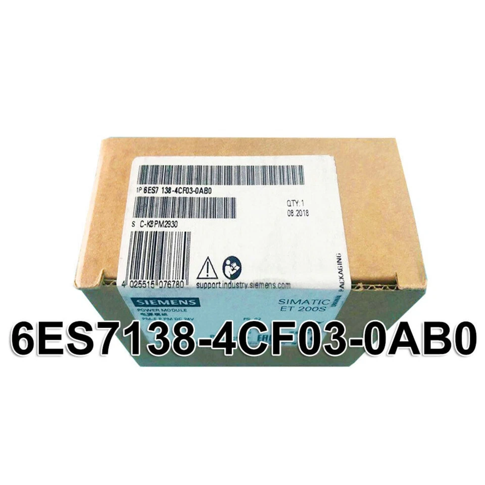 New Siemens 6ES7138-4CF03-0AB0 Power Module PM-E for ET200S 6ES7 138-4CF03-0AB0 - Image 2 of 4