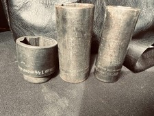 SNAP ON 1/2 IMPERIAL IMPACT SOCKETS 15/16 (Deep) 1”1/8 (Deep)& 1”3/8 Standard