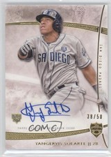 2014 Topps Supreme Auto 38/50 Yangervis Solarte #SA-YS Auto 4b4